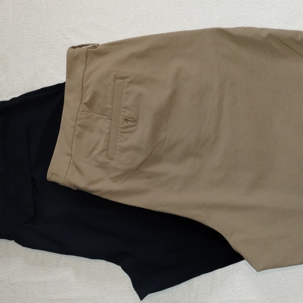 H&M Black and Tan Chino Shorts